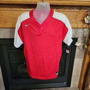 Nike Men's Jersey Size Large Red and White NWT